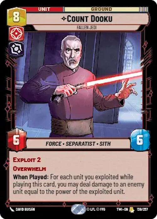 Count Dooku - Fallen Jedi (138/257) [Twilight of the Republic] | BD Cosmos