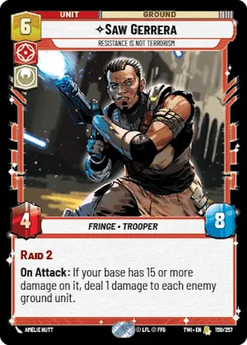 Saw Gerrera - Resistance is Not Terrorism (150/257) [Twilight of the Republic] | BD Cosmos
