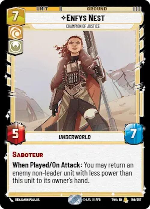 Enfys Nest - Champion of Justice (198/257) [Twilight of the Republic] | BD Cosmos