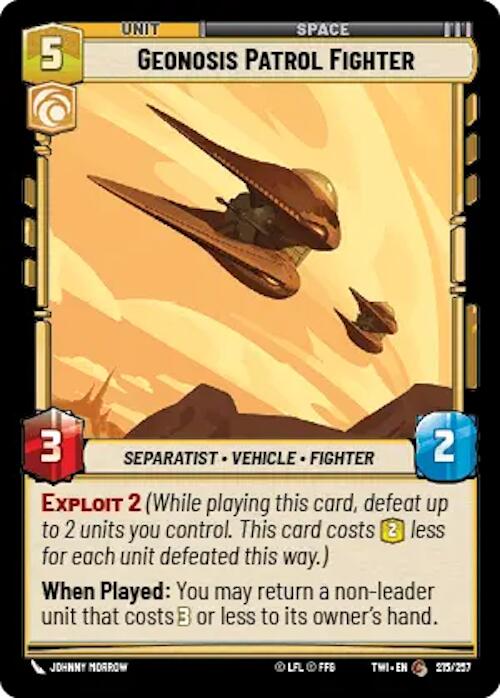 Geonosis Patrol Fighter (215/257) [Twilight of the Republic] | BD Cosmos