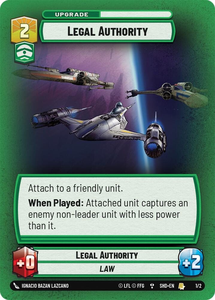 Legal Authority (1/2) [Store Showdown Promos] | BD Cosmos
