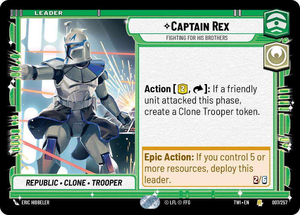 Captain Rex - Fighting For His Brothers (007/257) [Twilight of the Republic] | BD Cosmos