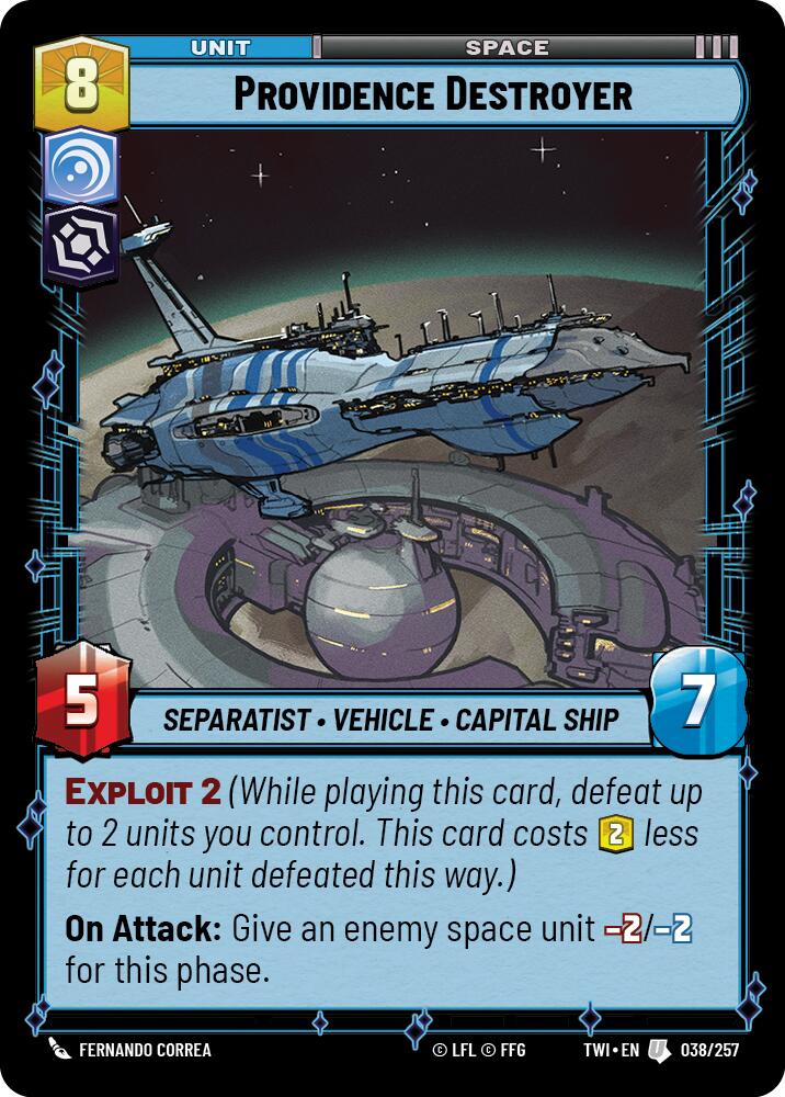 Providence Destroyer (038/257) [Twilight of the Republic] | BD Cosmos