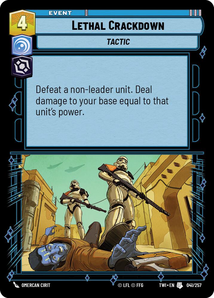 Lethal Crackdown (041/257) [Twilight of the Republic] | BD Cosmos