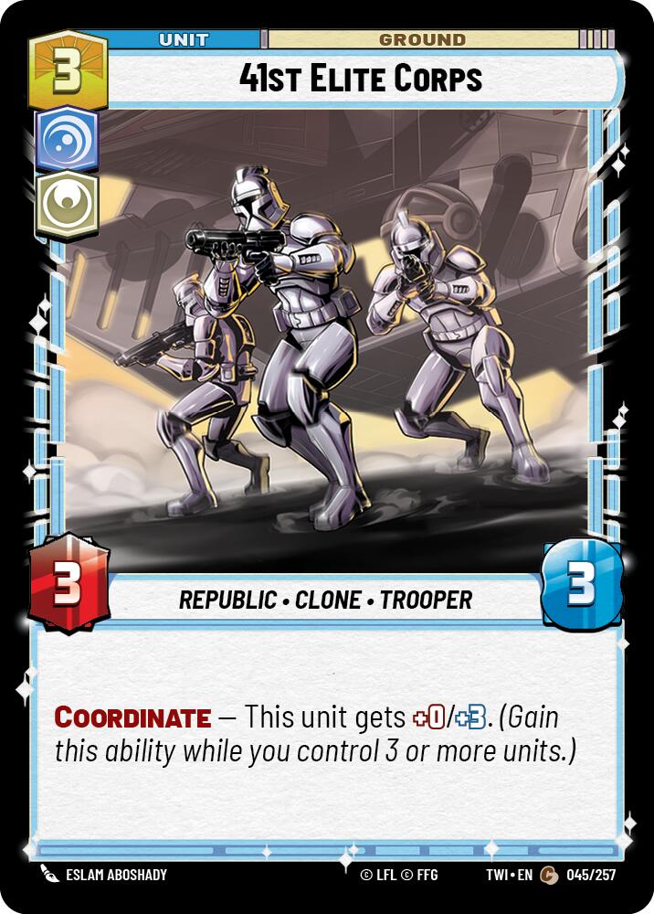 41st Elite Corps (045/257) [Twilight of the Republic] | BD Cosmos