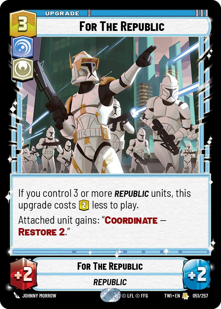 For The Republic (051/257) [Twilight of the Republic] | BD Cosmos