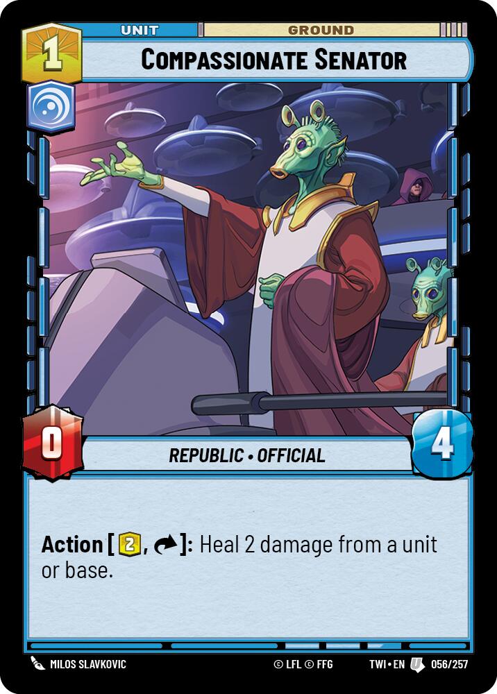Compassionate Senator (056/257) [Twilight of the Republic] | BD Cosmos