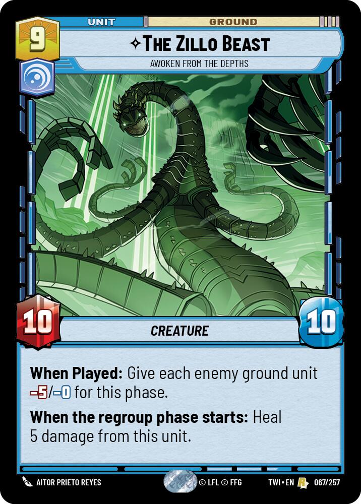 The Zillo Beast - Awoken From The Depths (067/257) [Twilight of the Republic] | BD Cosmos