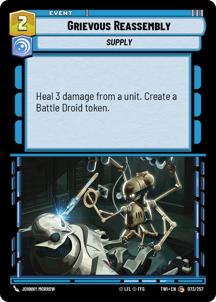 Grievous Reassembly (073/257) [Twilight of the Republic] | BD Cosmos