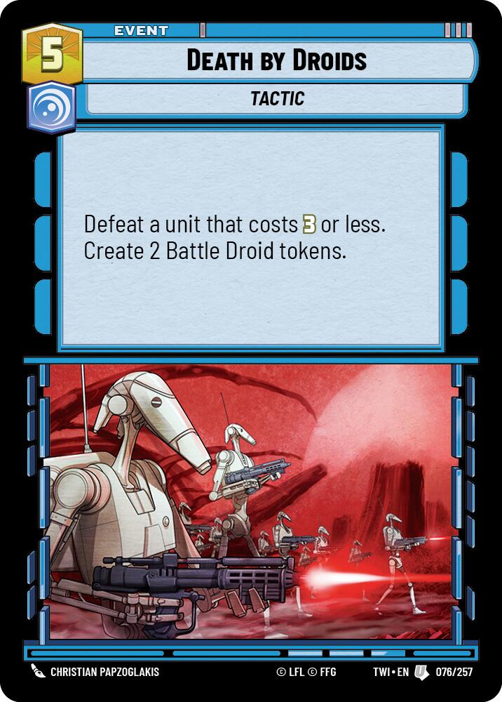 Death by Droids (076/257) [Twilight of the Republic] | BD Cosmos