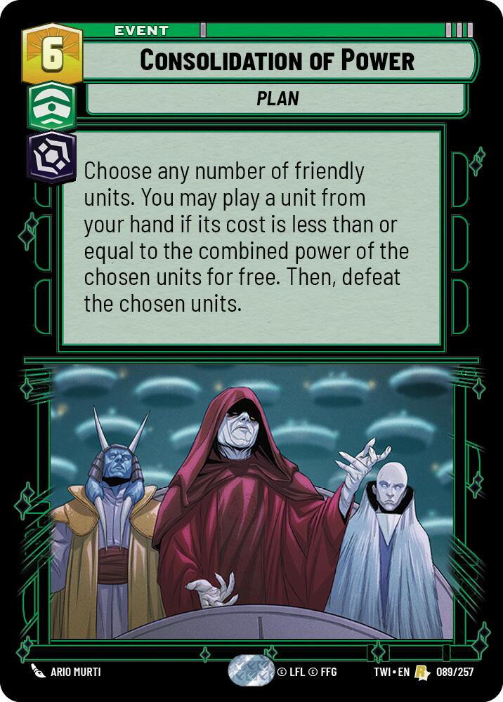 Consolidation of Power (089/257) [Twilight of the Republic] | BD Cosmos