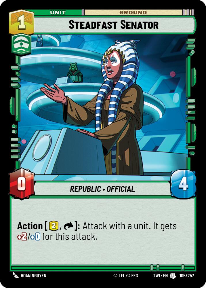 Steadfast Senator (105/257) [Twilight of the Republic] | BD Cosmos