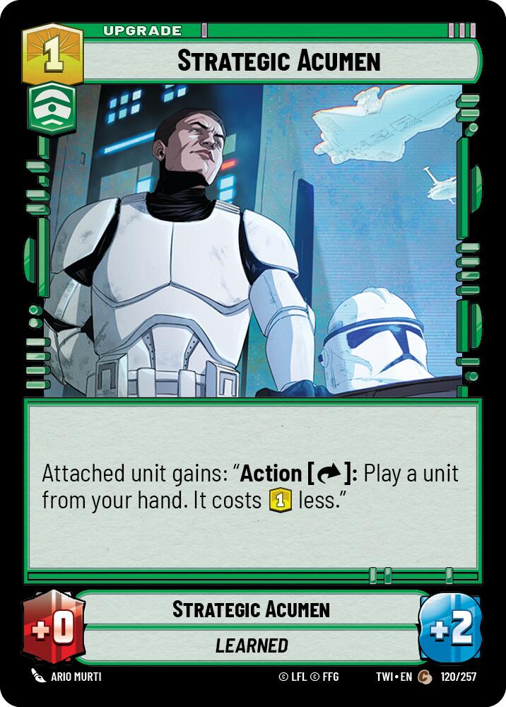 Strategic Acumen (120/257) [Twilight of the Republic] | BD Cosmos