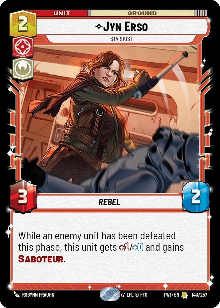 Jyn Erso - Stardust (143/257) [Twilight of the Republic] | BD Cosmos