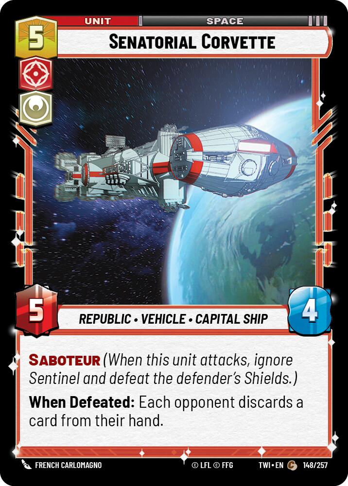 Senatorial Corvette (148/257) [Twilight of the Republic] | BD Cosmos