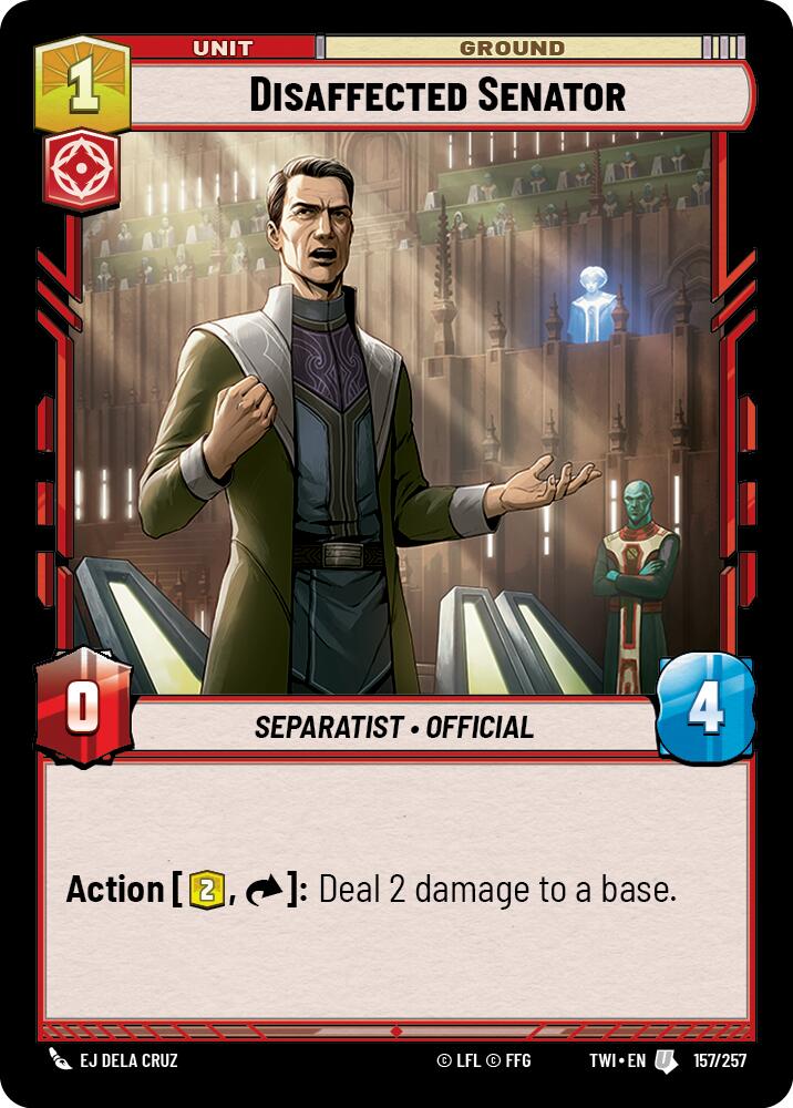 Disaffected Senator (157/257) [Twilight of the Republic] | BD Cosmos