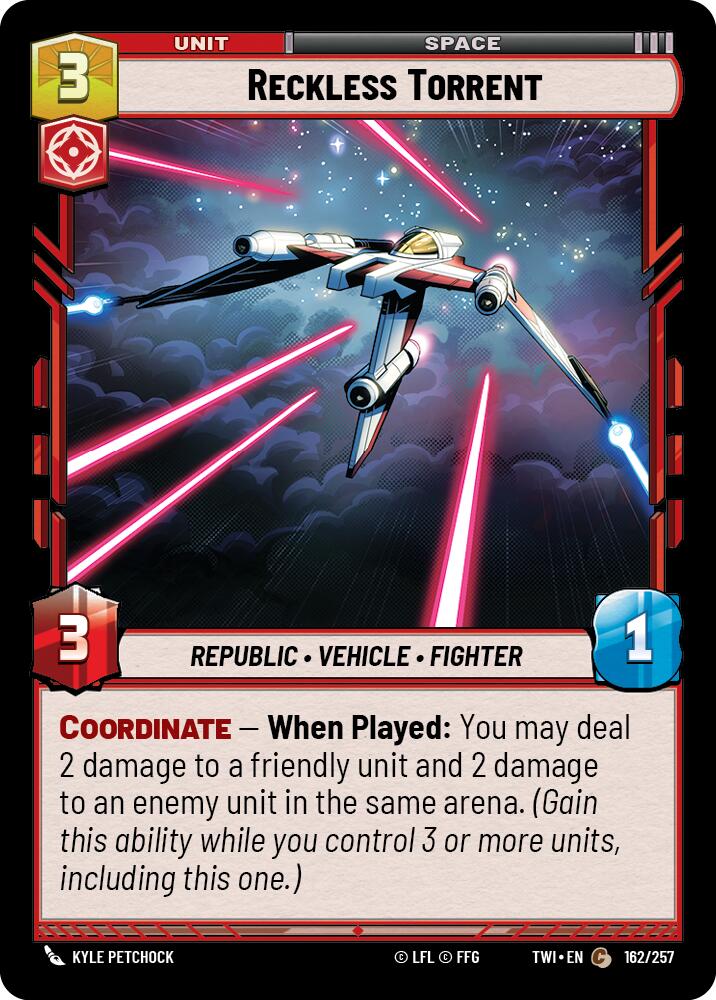 Reckless Torrent (162/257) [Twilight of the Republic] | BD Cosmos