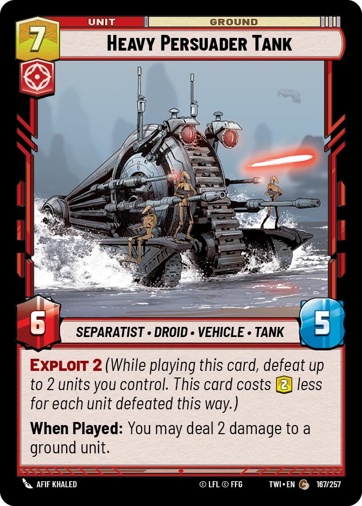 Heavy Persuader Tank (167/257) [Twilight of the Republic] | BD Cosmos