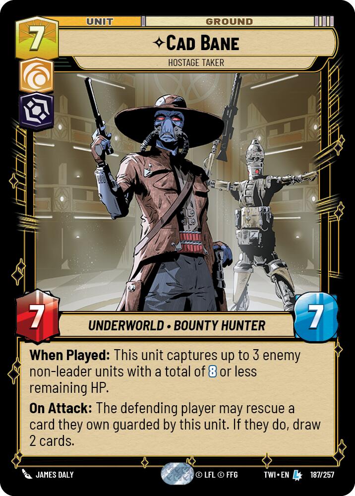 Cad Bane - Hostage Taker (187/257) [Twilight of the Republic] | BD Cosmos