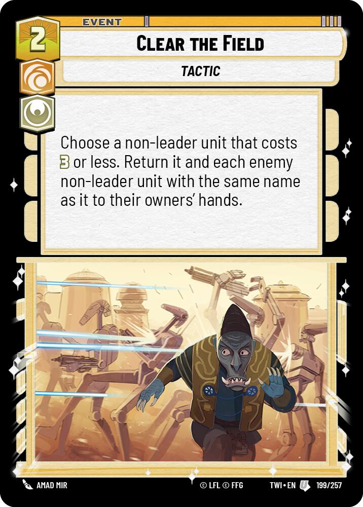 Clear the Field (199/257) [Twilight of the Republic] | BD Cosmos