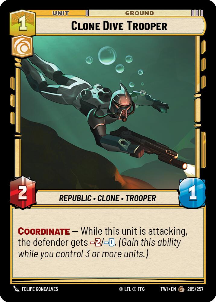 Clone Dive Trooper (205/257) [Twilight of the Republic] | BD Cosmos