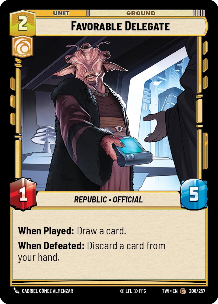 Favorable Delegate (208/257) [Twilight of the Republic] | BD Cosmos