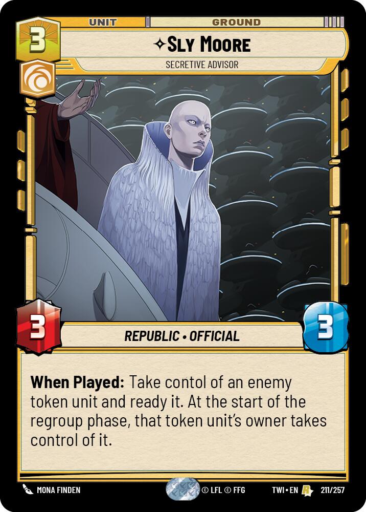 Sly Moore - Secretive Advisor (211/257) [Twilight of the Republic] | BD Cosmos