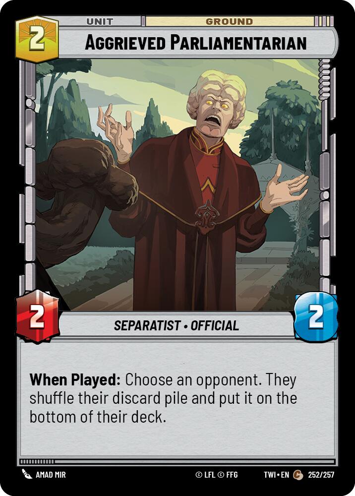 Aggrieved Parliamentarian (252/257) [Twilight of the Republic] | BD Cosmos
