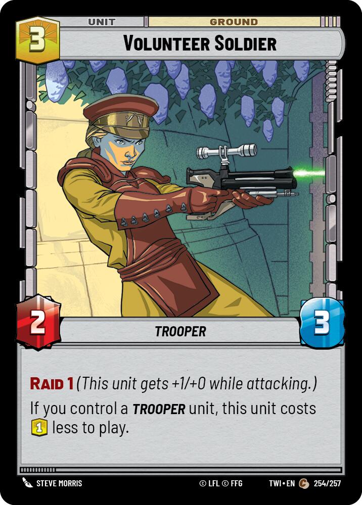 Volunteer Soldier (254/257) [Twilight of the Republic] | BD Cosmos