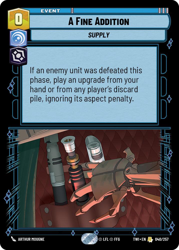 A Fine Addition (040/257) [Twilight of the Republic] | BD Cosmos