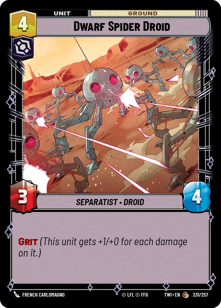 Dwarf Spider Droid (231/257) [Twilight of the Republic] | BD Cosmos
