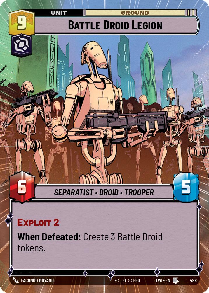 Battle Droid Escort (Hyperspace) (5) [Twilight of the Republic] | BD Cosmos