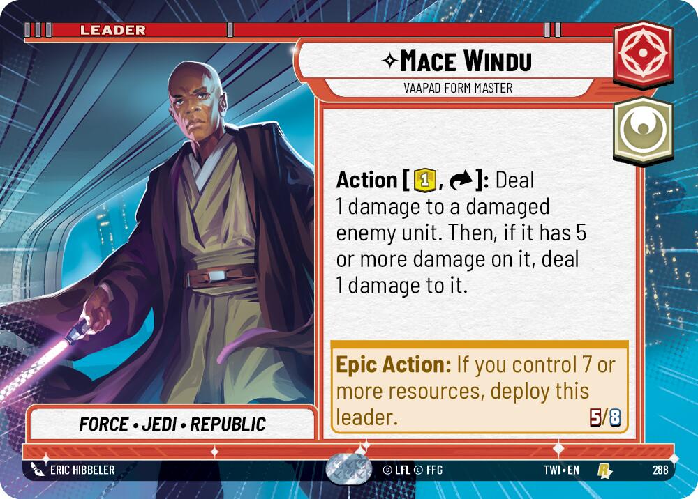Mace Windu - Vaapad Form Master (Hyperspace) (288) [Twilight of the Republic] | BD Cosmos