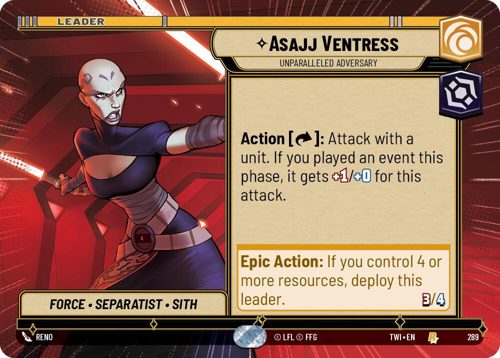 Asajj Ventress - Unparalleled Adversary (Hyperspace) (289) [Twilight of the Republic] | BD Cosmos
