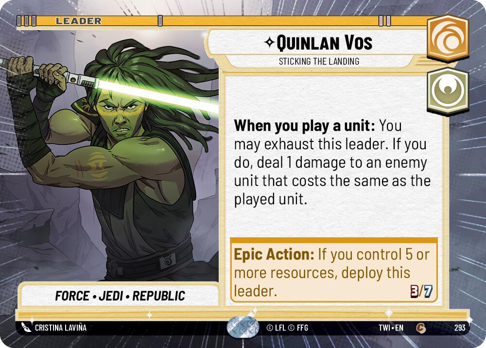 Quinlan Vos - Sticking the Landing (Hyperspace) (293) [Twilight of the Republic] | BD Cosmos