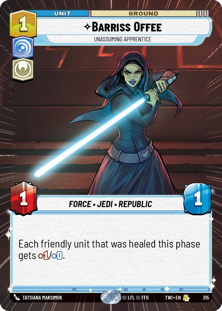 Barriss Offee - Unassuming Apprentice (Hyperspace) (315) [Twilight of the Republic] | BD Cosmos