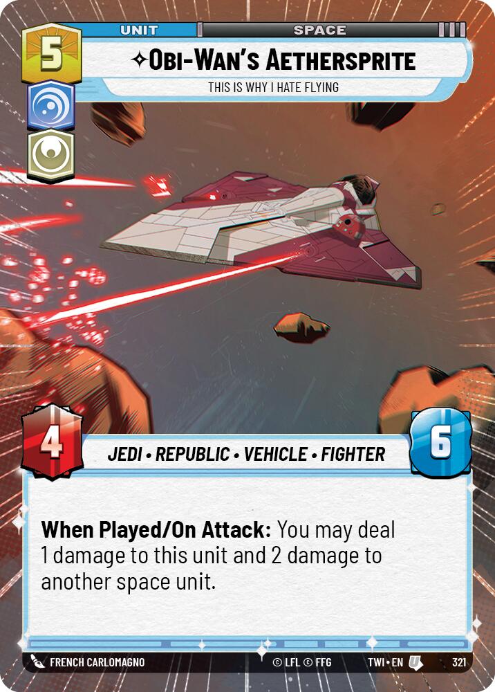 Obi-Wan's Aethersprite - This is Why I Hate Flying (Hyperspace) (321) [Twilight of the Republic] | BD Cosmos
