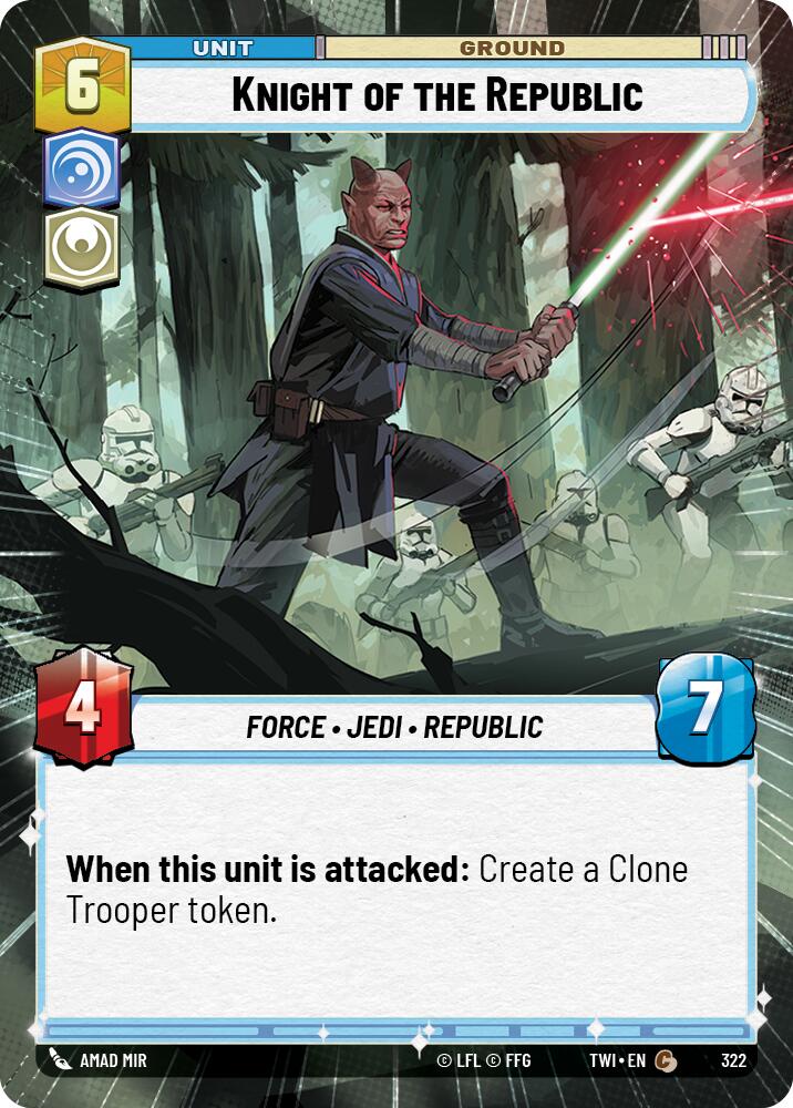 Knight of the Republic (Hyperspace) (322) [Twilight of the Republic] | BD Cosmos