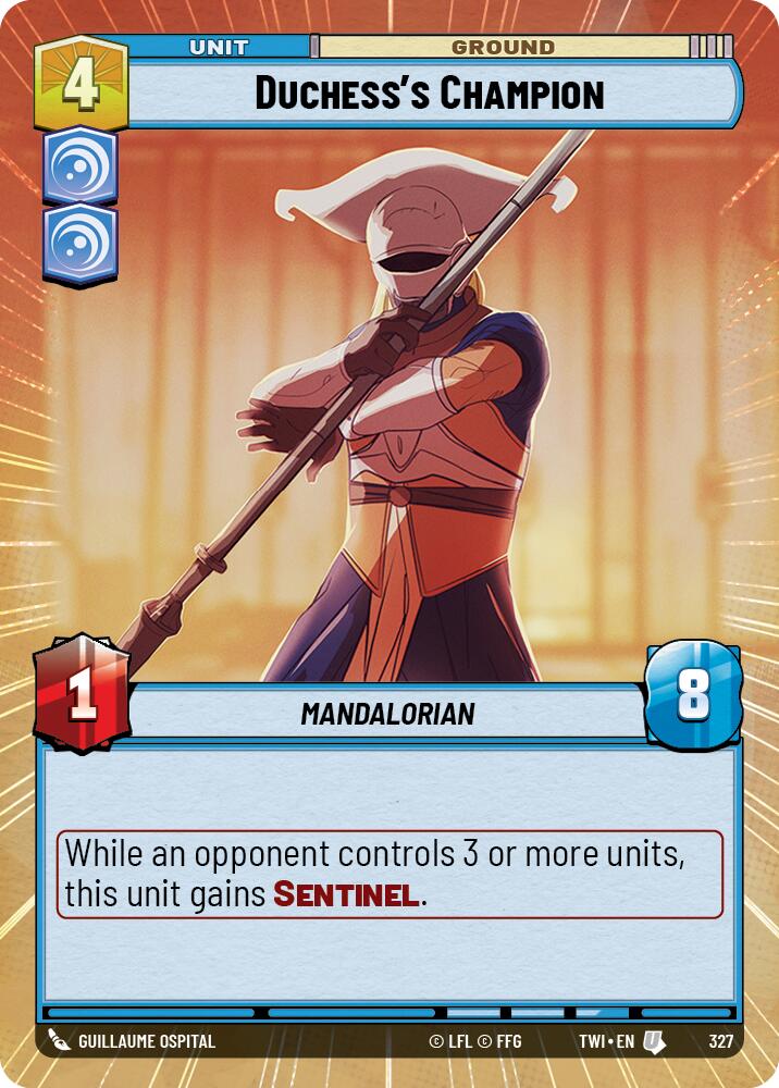 Duchess's Champion (Hyperspace) (327) [Twilight of the Republic] | BD Cosmos