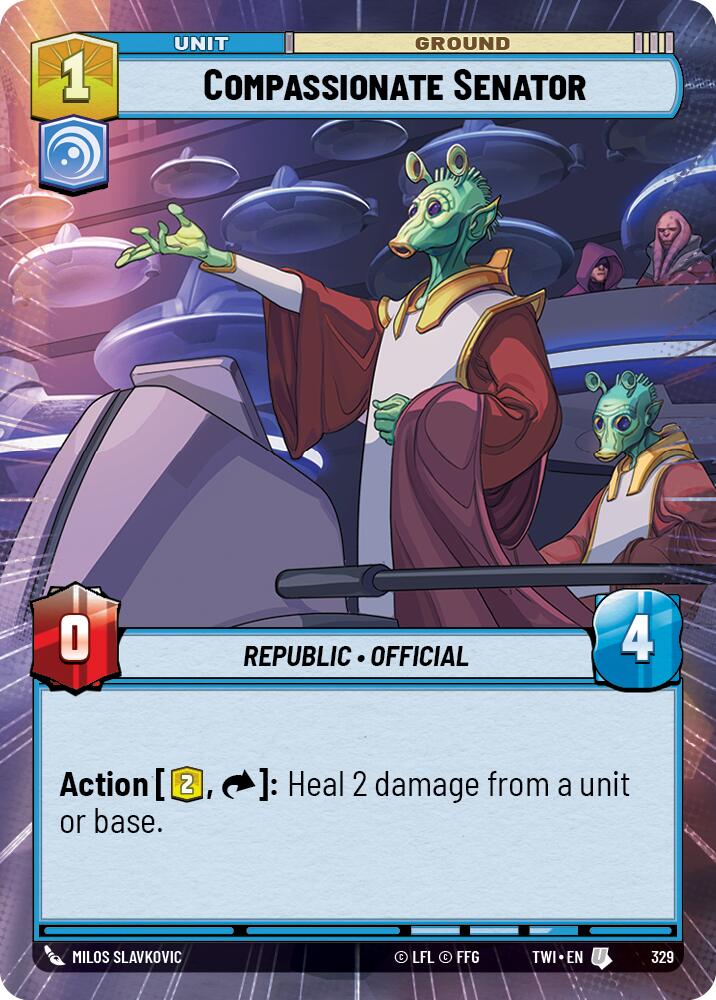 Compassionate Senator (Hyperspace) (329) [Twilight of the Republic] | BD Cosmos