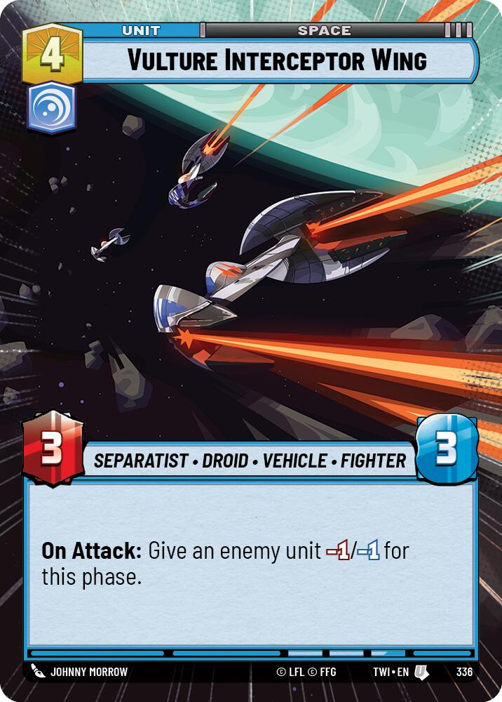Vulture Interceptor Wing (Hyperspace) (336) [Twilight of the Republic] | BD Cosmos