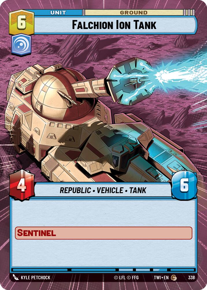 Falchion Ion Tank (Hyperspace) (338) [Twilight of the Republic] | BD Cosmos