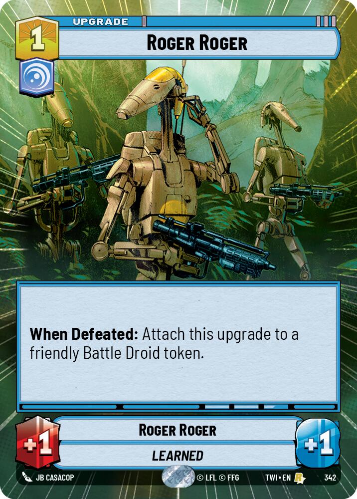 Roger Roger (Hyperspace) (342) [Twilight of the Republic] | BD Cosmos