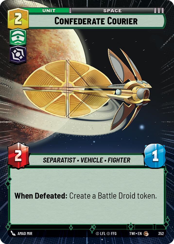Confederate Courier (Hyperspace) (352) [Twilight of the Republic] | BD Cosmos
