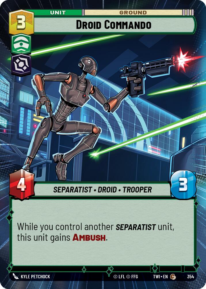 Droid Commando (Hyperspace) (354) [Twilight of the Republic] | BD Cosmos