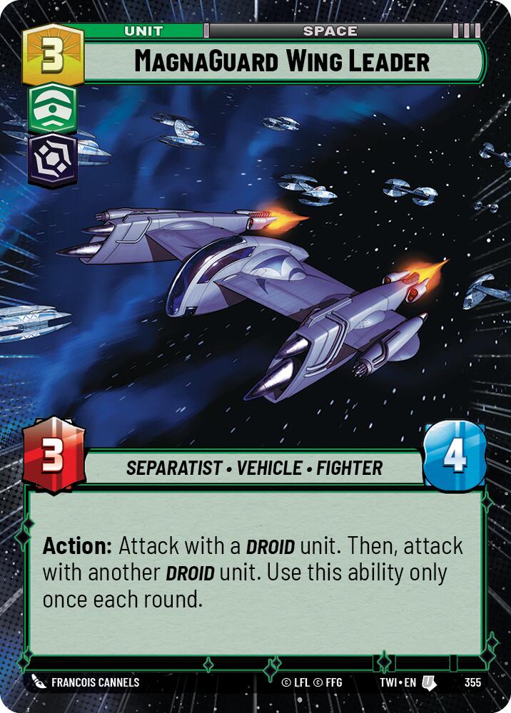 MagnaGuard Wing Leader (Hyperspace) (355) [Twilight of the Republic] | BD Cosmos