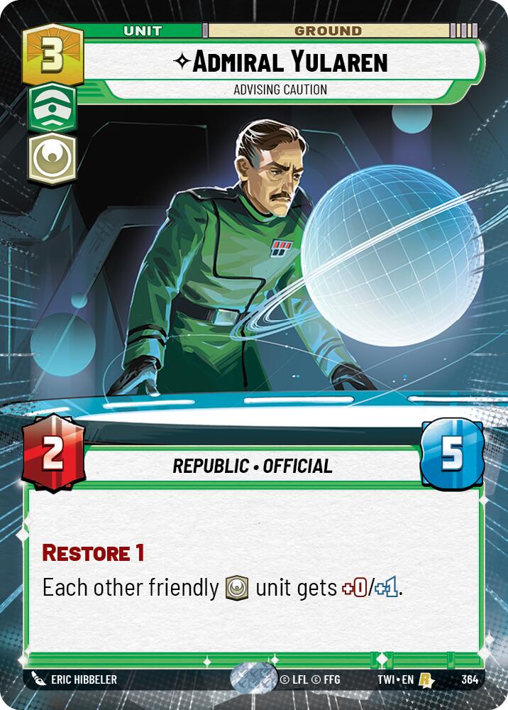 Admiral Yularen - Advising Caution (Hyperspace) (364) [Twilight of the Republic] | BD Cosmos