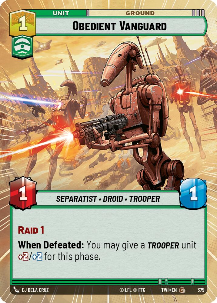 Obedient Vanguard (Hyperspace) (375) [Twilight of the Republic] | BD Cosmos