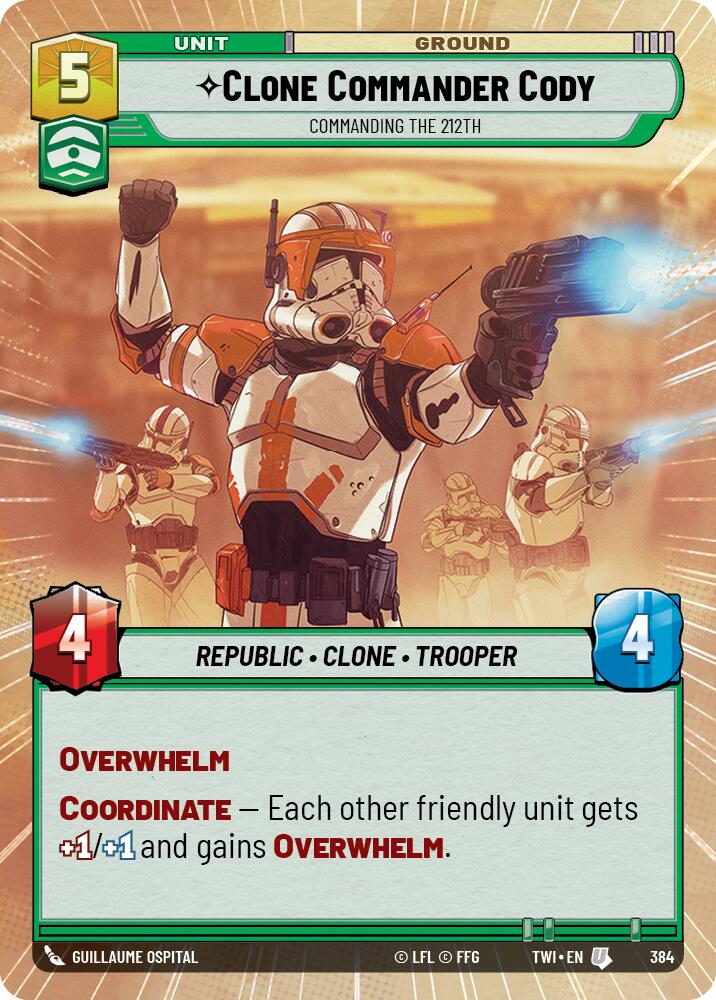 Clone Commander Cody - Commanding the 212th (Hyperspace) (384) [Twilight of the Republic] | BD Cosmos