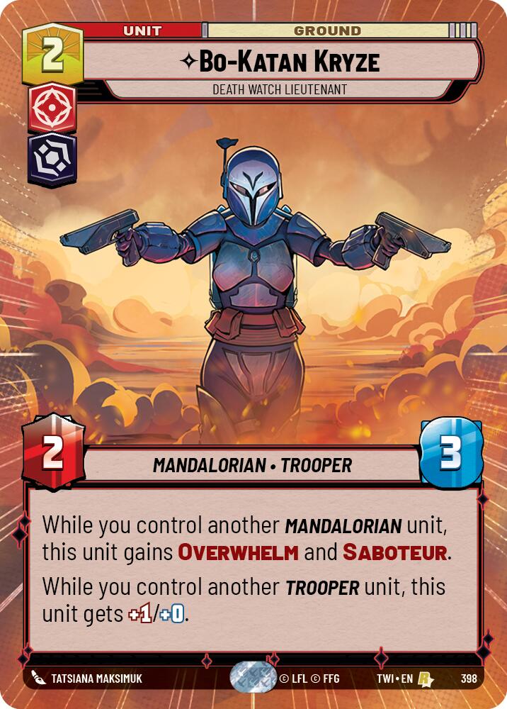 Bo-Katan Kryze - Death Watch Lieutenant (Hyperspace) (398) [Twilight of the Republic] | BD Cosmos